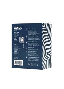 Zini - Sylikonowy Stymulator Prostaty Janus Anti Shock M Czarny