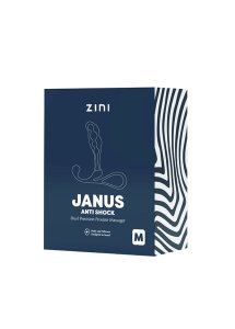 Zini - Sylikonowy Stymulator Prostaty Janus Anti Shock M Czarny