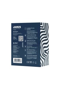 Zini - Sylikonowy Stymulator Prostaty Janus Anti Shock L Czarny