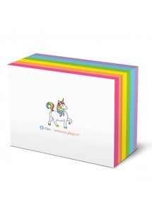 Korek analny ogon jednorożca - B-Vibe Unicorn Plug Set 6 Piece Collection  