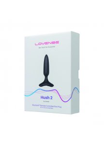 Korek analny sterowany aplikacją - Lovense Hush 2 Butt Plug XS 25 mm  