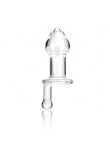 Korek analny szklany z korbką - Glas Glass Juicer 