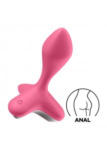 Korek analny z aplikacją - Satisfyer Game Changer Vibrating Anal Plug   Różowy