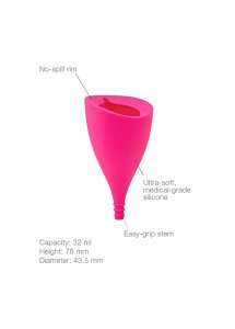 Kubeczek menstruacyjny - Intimina Lily Cup B, 32 ml  
