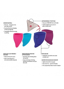 Kubki menstruacyjne zestaw A+B 2 rozmiary - Fun Factory Fun Cup Explore Kit Menstrual Cup   
