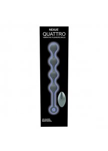Kulki analne i waginalne wibrujące z pilotem - Nexus Quattro Remote Control Vibrating Pleasure Beads Black  