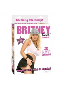 Lalka dmuchana celebrytka - Britney Bitch Love Doll