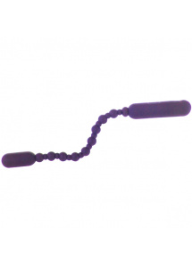 Łańcuszek kulek analnych - Rechargeable PowerBullet Booty Beads   Fioletowy