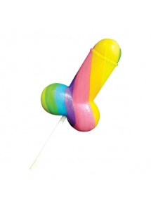 Lizak tęczowy penis - Rainbow Cock Pops  