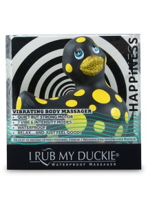 Malowniczy stymulator łechtaczki -  Rub My Duckie 2.0 Happiness  Czarny