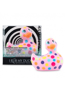 Malowniczy stymulator łechtaczki -  Rub My Duckie 2.0 Happiness  Różowy