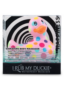 Malowniczy stymulator łechtaczki -  Rub My Duckie 2.0 Happiness  Różowy