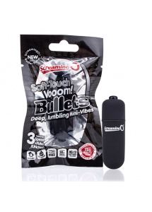 Malutki podręczny wibrator - The Screaming O Soft Touch Vooom Bullet Black  