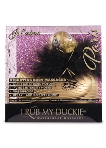 Masażer kaczuszka elegantka - I Rub My Duckie 2.0 Paris  Złoty