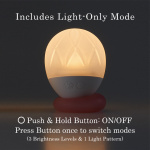 Masażer kąpielowy i lampka 2w1 - Iroha by Tenga Ukidama Bath Light & Massager Hana