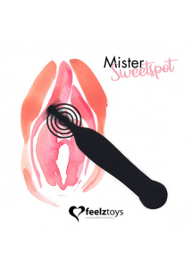 Masażer łechtaczki rotacyjny - Feelztoys Mister Sweetspot Clitoral Vibrator   Czarny
