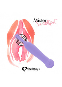 Masażer łechtaczki rotacyjny - Feelztoys Mister Sweetspot Clitoral Vibrator   Fioletowy