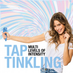 Masażer łechtaczki - FeelzToys FemmeGasm Tapping & Tickling   Niebieski