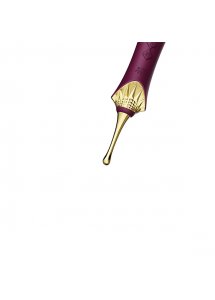 Masażer łechtaczki z nakładką analną i do punktu G - Zalo - Bess 2 Clitoral Vibrator   Fioletowy