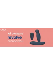 Masażer prostaty z rotacją główki i wibracjami - Lux Active Revolve Rotating and Vibrating Massager  