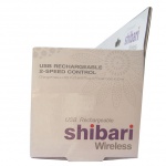Masażer - Shibari Wireless 2 Speed Wand Massager White  
