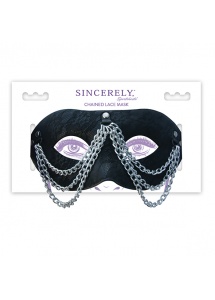 Maska z łańcuchami - Sportsheets Sincerely Chained Lace Mask  