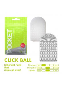 Masturbator kieszonkowy podręczny - Tenga Pocket Stroker Click Ball