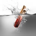 Mini wibrator - Rocks-Off Bamboo Czerwony