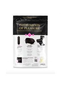 Mini prezentowy zestaw akcesoriów - Bijoux Indiscrets Instruments of Pleasure  Maska Szarfa Wibrator
