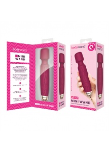 Miniaturowy ozdobny masażer łechtaczki - Bodywand Luxe Mini USB Wand Vibrator   Różowy