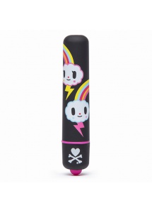 Miniaturowy wibrator wzór sztormu - Tokidoki Mini Bullet Vibrator  Black Storm Clouds