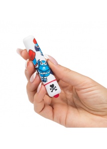Miniaturowy wibrator wzór bajkowy - Tokidoki Mini Bullet Vibrator  White Robot