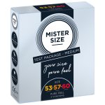 MISTER SIZE - TEST BOX PREZERWATYWY ROZMIAR 53-57-60 (M/L/XL) 3 PREZERWATYWY