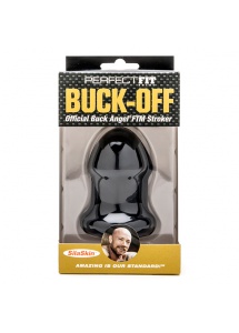 Nakładka do masturbacji dla mężczyzn trans - Perfect Fit Buck Off Angel Stroker  