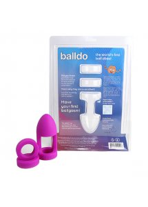 Nakładka do uprawiania seksu jądrami - Balldo Starter Set   Fioletowy