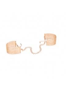 Niezwykła ozdoba kajdanki jak biżuteria - Bijoux Indiscrets Magnifique Handcuffs Złoty