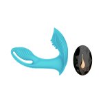 NOBÜ - SILIKONOWY WIBRATOR STEROWANY ZDALNIE LOTA TURQUOISE