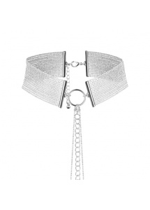 Obroża z łańcuszkami - Bijoux Indiscrets Magnifique Collar Srebrny