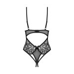 OBSESSIVE - BODY BLOMENTIS  Z ODKRYTYM KROKIEM CZARNY XS/S
