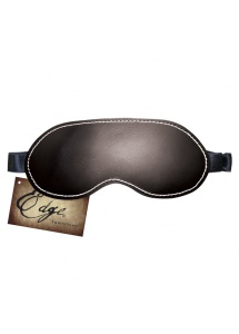Opaska maseczka skórzana na oczy - Sportsheets Edge Leather Blindfold  