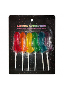 Owocowe lizaki peniski - Kheper Games Rainbow Dick Suckers