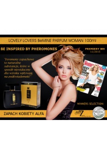 Kieszonkowe Perfumy kobiece z feromonami zapachowymi - LOVELY LOVERS BeMINE parfum WOMAN 2ml