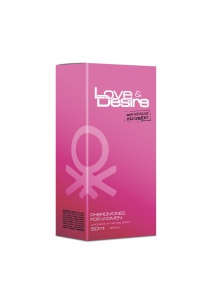 Perfumy z feromonami Love & Desire damskie - 50 ml