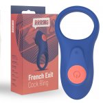 Pierścień erekcyjny na penisa z wibracjami - FeelzToys RRRING French Exit Cock Ring  