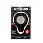Pierścień na penis - Perfect Fit Cock Armour Regular  czarny