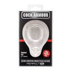 Pierścień na penis - Perfect Fit Cock Armour Regular  przezroczysty