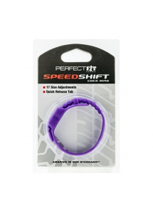 Pierścień na penisa - Perfect Fit Speed Shift  fioletowy