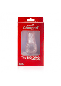 Pierścień z wibracjami ładowany - The Screaming O Big OMG Vibrating Ring Przezroczysty