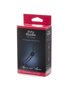 Pierścień zaciskowy na członka - Fifty Shades of Grey Adjustable Cock Ring 