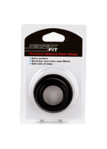 Pierścienie silikonowe - Perfect Fit Silicone 3 Ring Kit Mix Black Zestaw